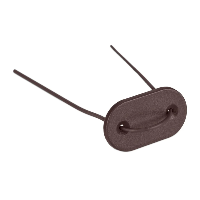 Lot de 52 attaches brise-vue pratique montages faciles jardin extérieur 15 x 0,1 cm en plastique gris 13_0012953