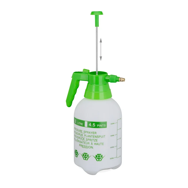 Pulvérisateur manuel jardin 30 x 17 x 13 cm buse réglable en plastique vert 13_0011813