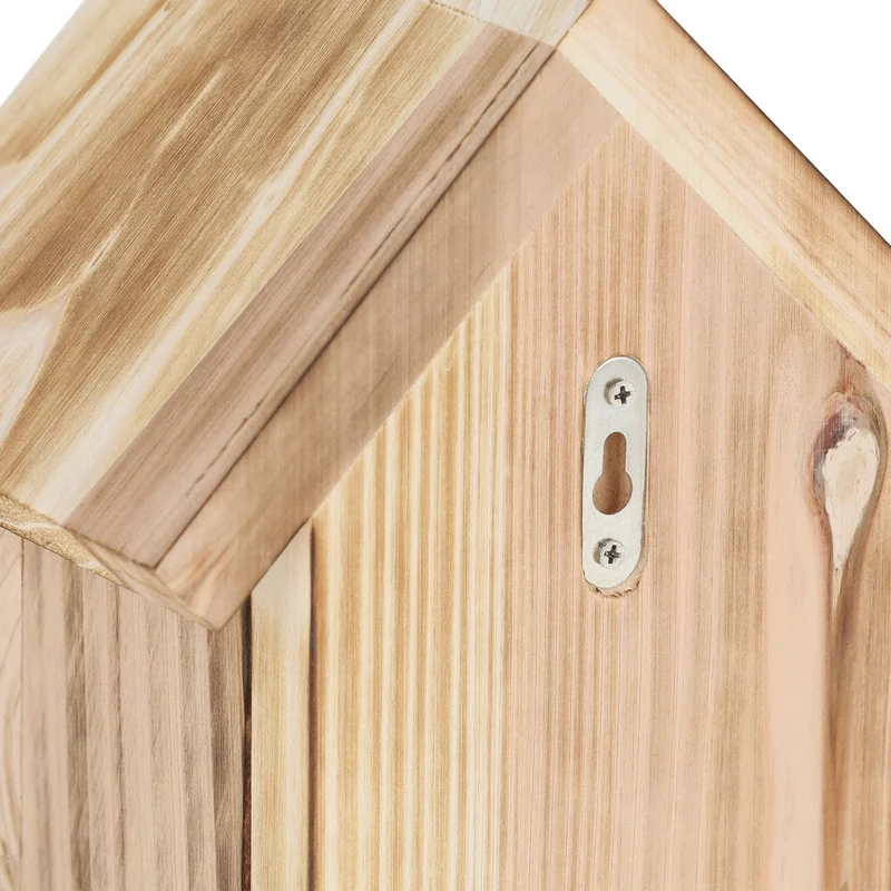 Maison à coccinelles suspendue en bois pour jardin protection environnementale 25 x 20 x 15 cm en bois naturel 13_0012306
