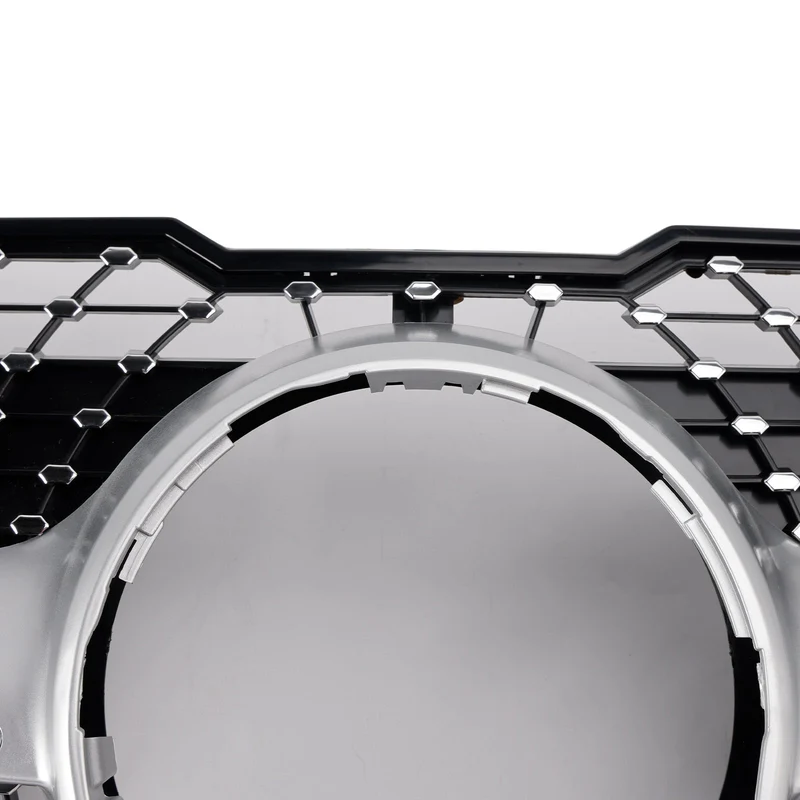 Grille Pare-Chocs Avant Diamant Mercedes GLK X204 2013-2015 Noir