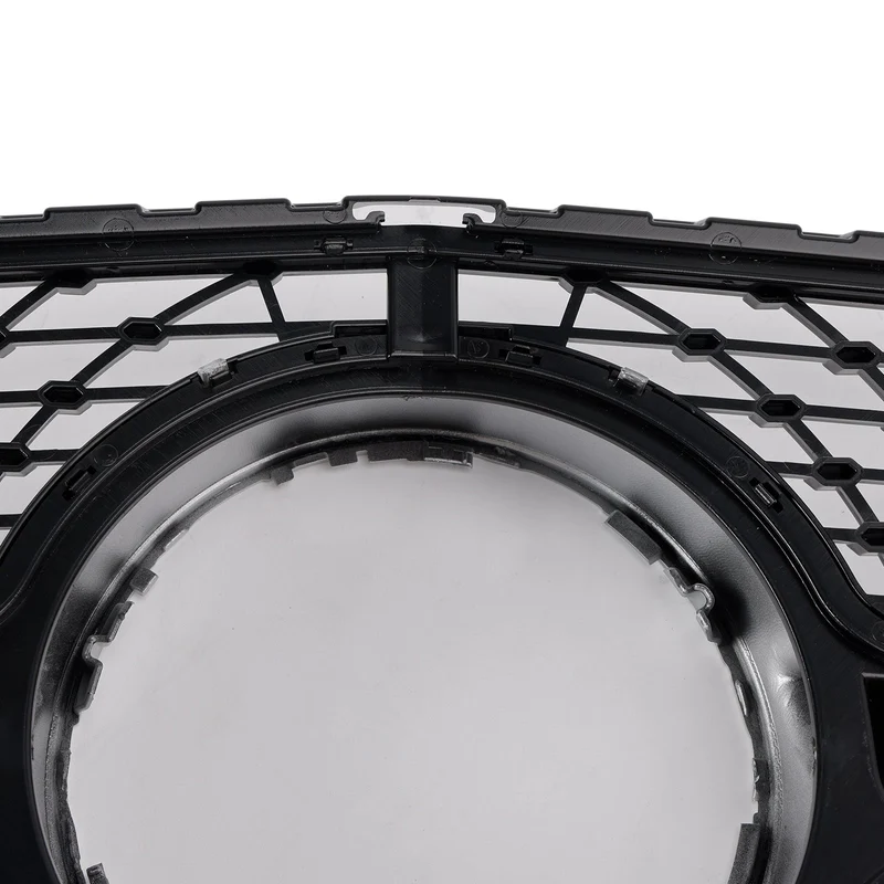 Grille Pare-Chocs Avant Diamant Mercedes GLK X204 2013-2015 Noir