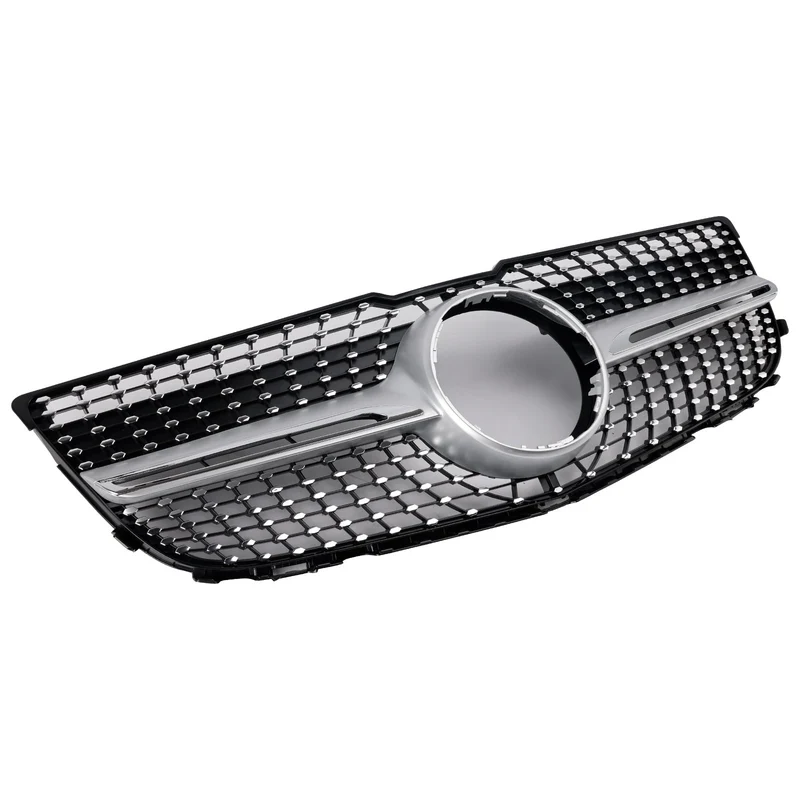 Grille Pare-Chocs Avant Diamant Mercedes GLK X204 2013-2015 Noir