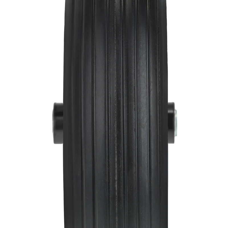 Roue de brouette increvable 35 x 8 cm maniable confort de conduite optimale en caoutchouc noir 13_0012310