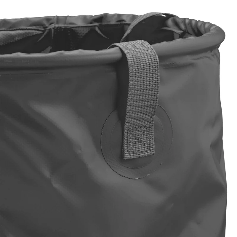 Seau pliable idéal camping pêche rangement facile 23 x 31 x 31 cm en PVC bleu 13_0015404