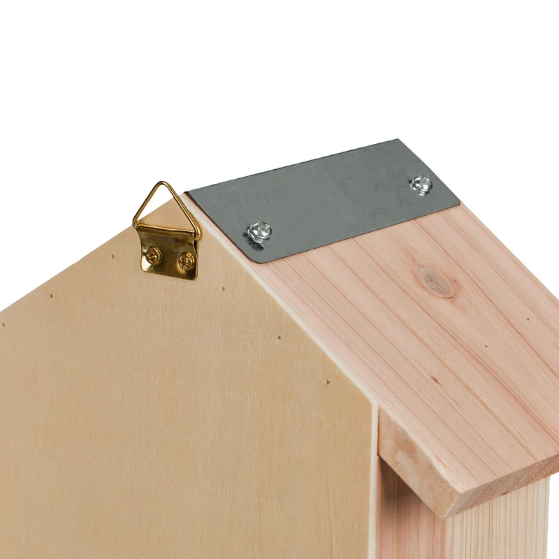 Hôtel à insectes en bois naturel pour jardin balcon tubes en bambou observation abeilles maçonnes ambiance cosy en bois naturel 13_0013962