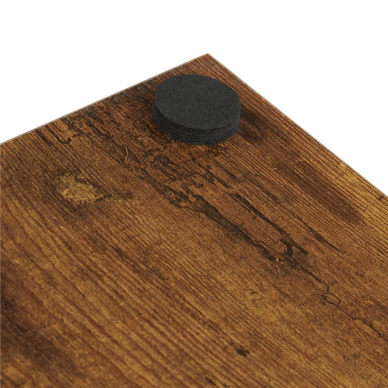 Étagère à plantes 4 tablettes design industriel salon chambre 90 x 30 x 120 cm en bois noir 13_0017162