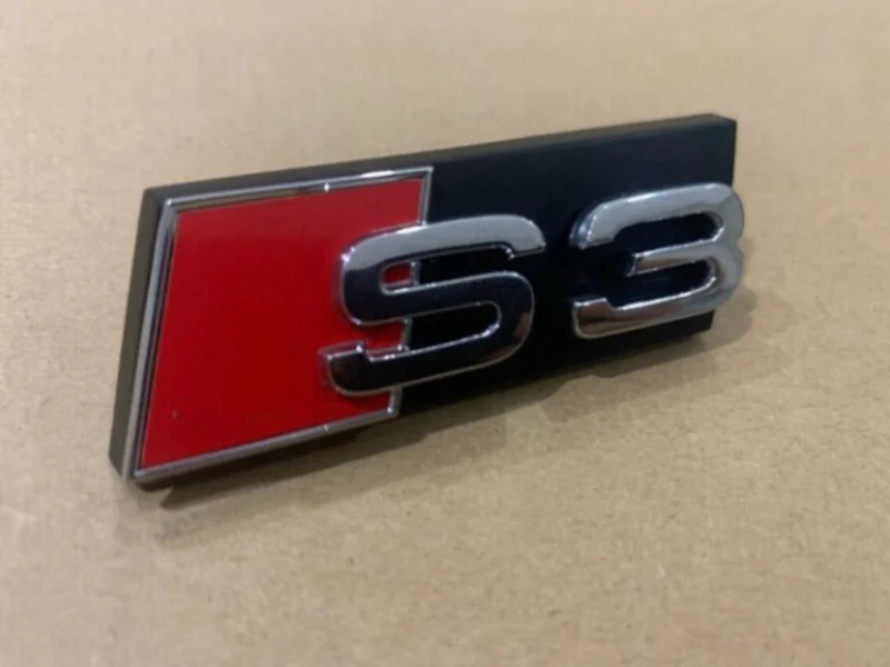 Logo de calandre Audi S3 Chrome Métal