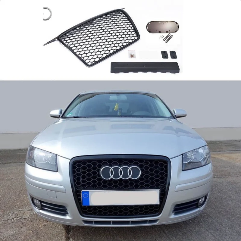Calandre Noir Brillante Audi A3 8P Look RS3 (04-08)