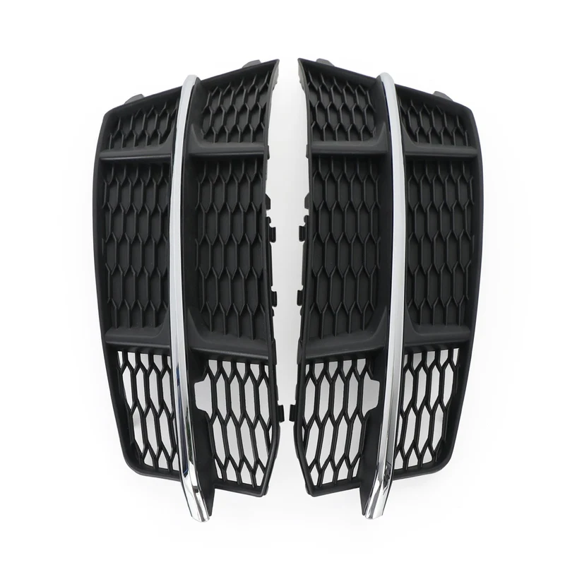 Grille Calandre Audi A6 C7 S-Line 2016-2018 Noir Chrome