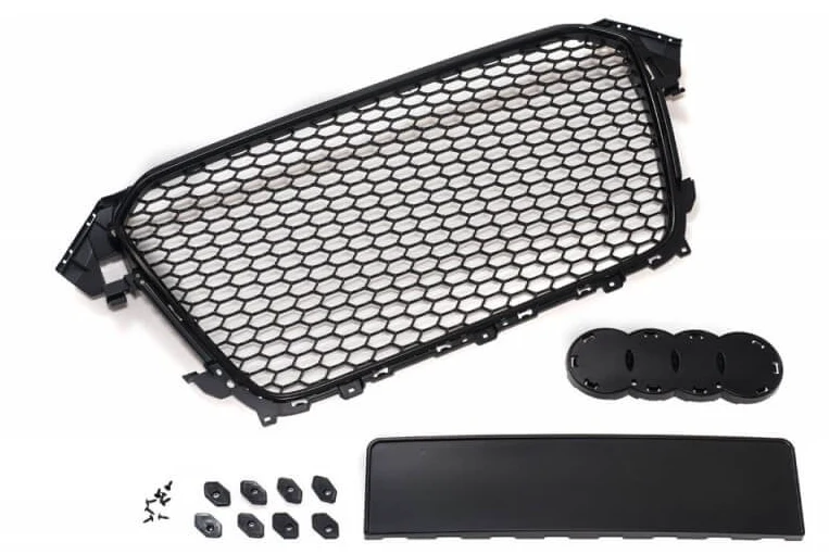 Calandre Audi A4 B8 RS4 Facelift Black Edition 2012-2016 noir mat