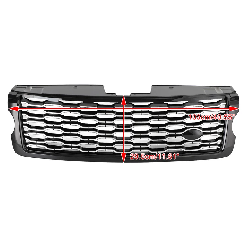 Calandre Supérieure Range Rover Vogue L405 2013-2017 Noir Chrome
