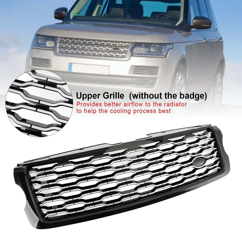 Calandre Supérieure Range Rover Vogue L405 2013-2017 Noir Chrome