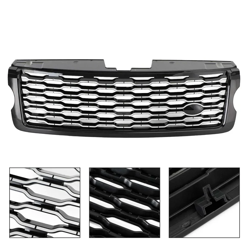 Calandre Supérieure Range Rover Vogue L405 2013-2017 Noir Chrome