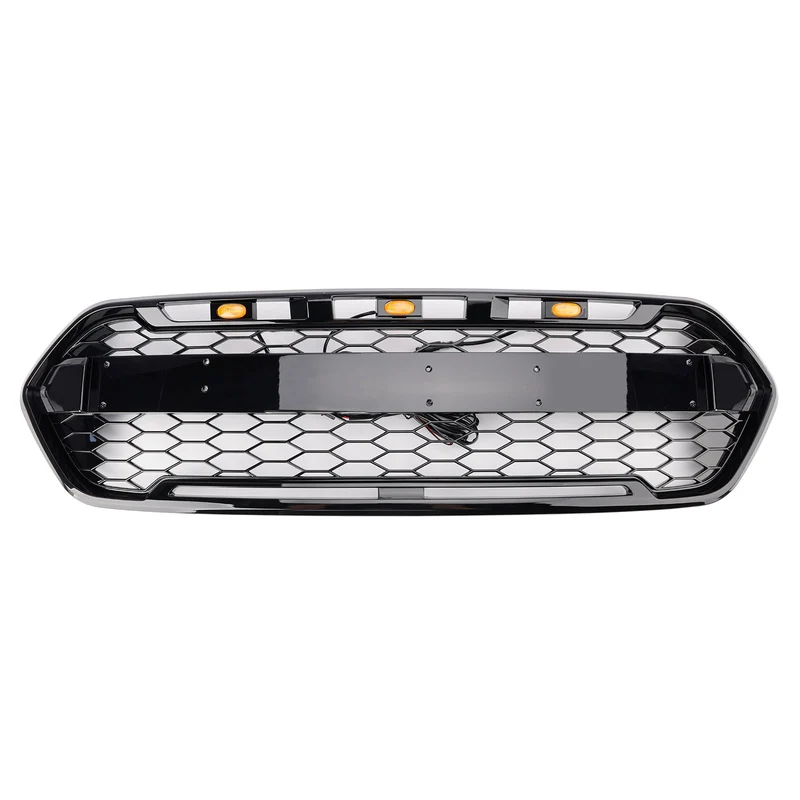 Calandre 3 LED Ford Transit Custom Trail 2018-2023 Noir