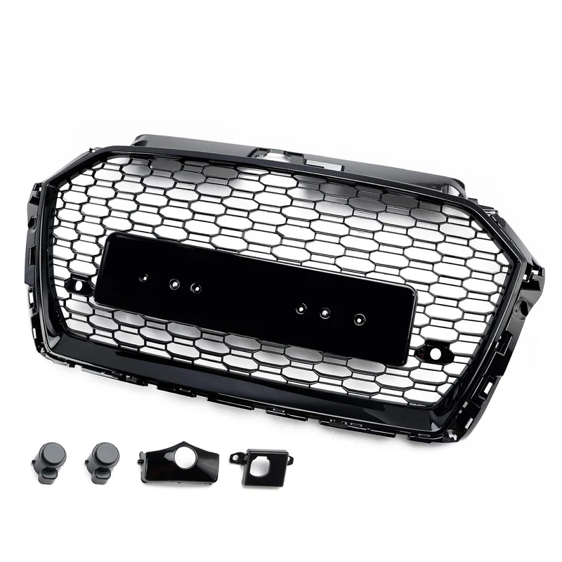 Grille Avant RS3 Nid Abeille Audi A3 S3 8V 2017-2019 Noir