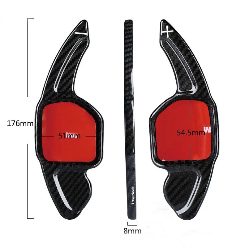 Extensions Palettes Volant SEAT Ibiza 6F 2015-2020 Carbone