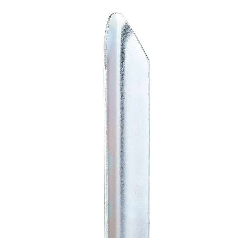 Pied de parasol robuste pour jardin camping plage en acier galvanisé gris 13_0010722