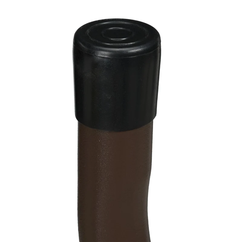Table d'appoint carrée design moderne jardin 90 x 90 x 75 cm en plastique marron 13_0015782