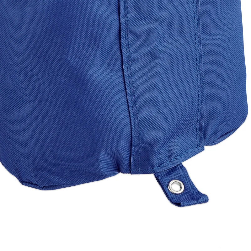 Lot de 4 sacs de lestage pour tonnelle extérieur remplissables 60 x 30 x 30 cm en tissu oxford noir 13_0015397