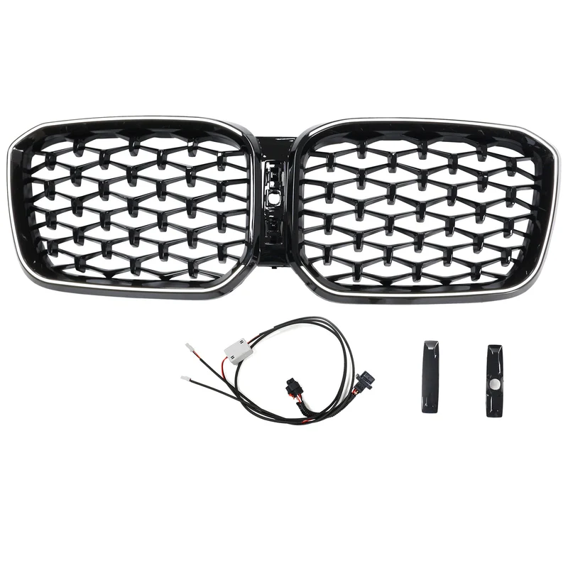 Grille Diamant BMW X3 X4 G01 G02 Noir 2022-2025 v2