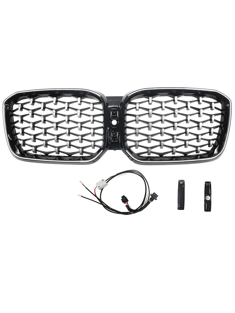 Calandre Diamant BMW X3 X4 G01 G02 Noir 2022-2025