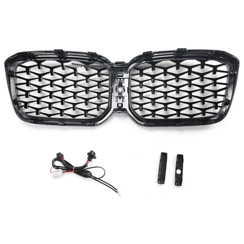 Calandre Diamant BMW X3 X4 G01 G02 Noir 2022-2025