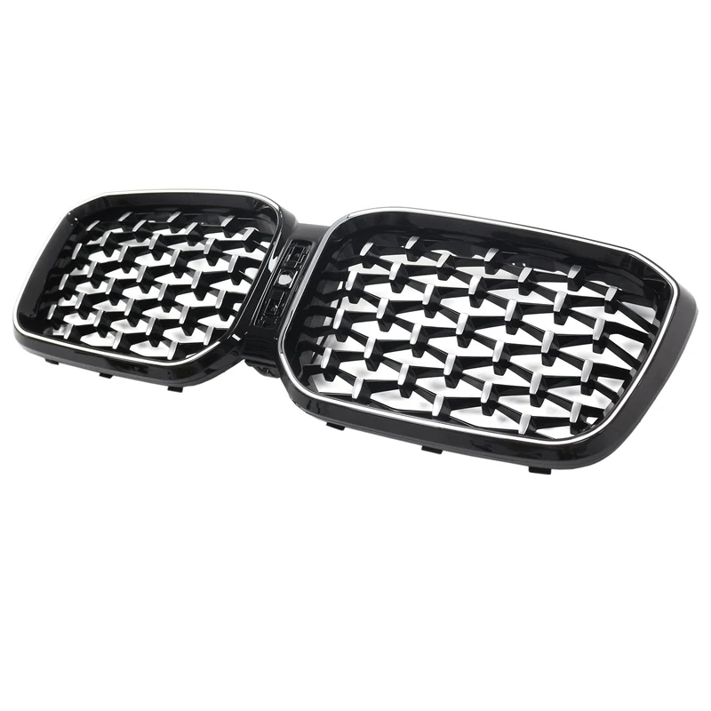 Calandre Diamant BMW X3 X4 G01 G02 Noir 2022-2025