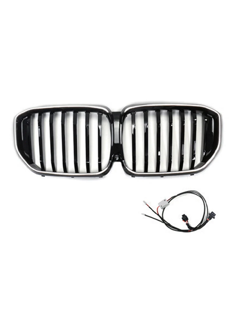 Calandre Noir Brillant BMW X5 G05 LCI 2024+ Ligne Simple LED