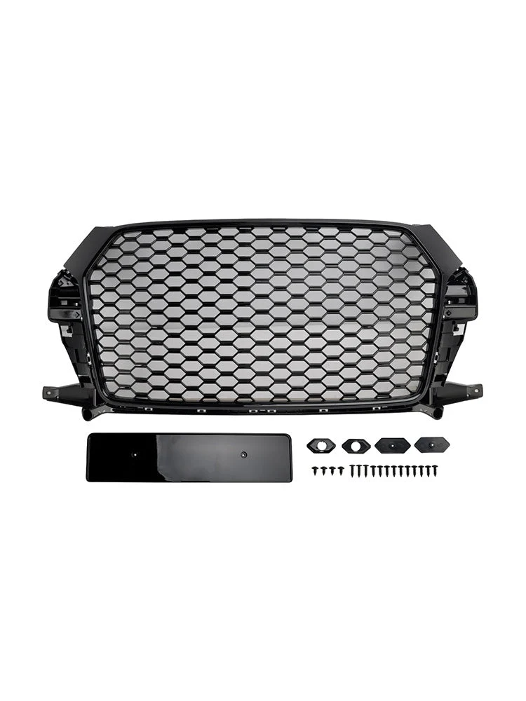 Calandre Nid d'Abeille RSQ3 Noir Brillant Audi Q3 2016-2018
