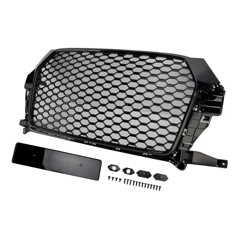 Calandre Nid d'Abeille RSQ3 Noir Brillant Audi Q3 2016-2018