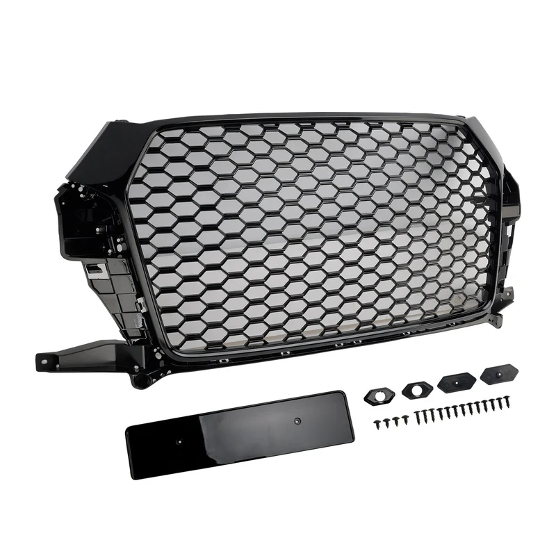 Calandre Nid d'Abeille RSQ3 Noir Brillant Audi Q3 2016-2018