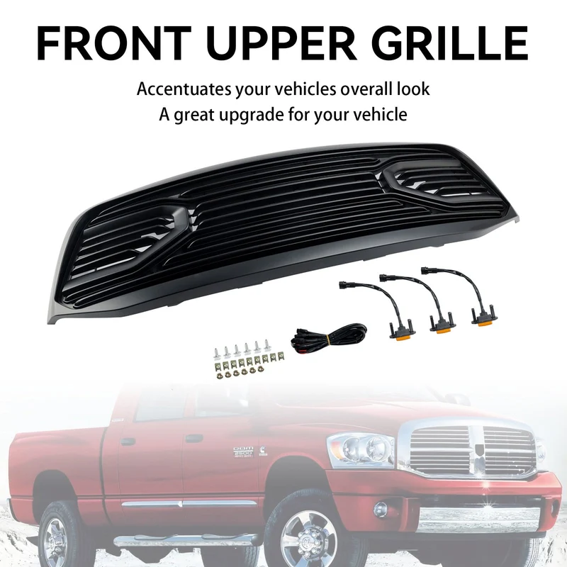 Grille Calandre Dodge RAM 1500 Noir 2006-2008
