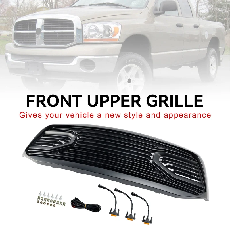 Grille Calandre Dodge RAM 1500 Noir 2006-2008