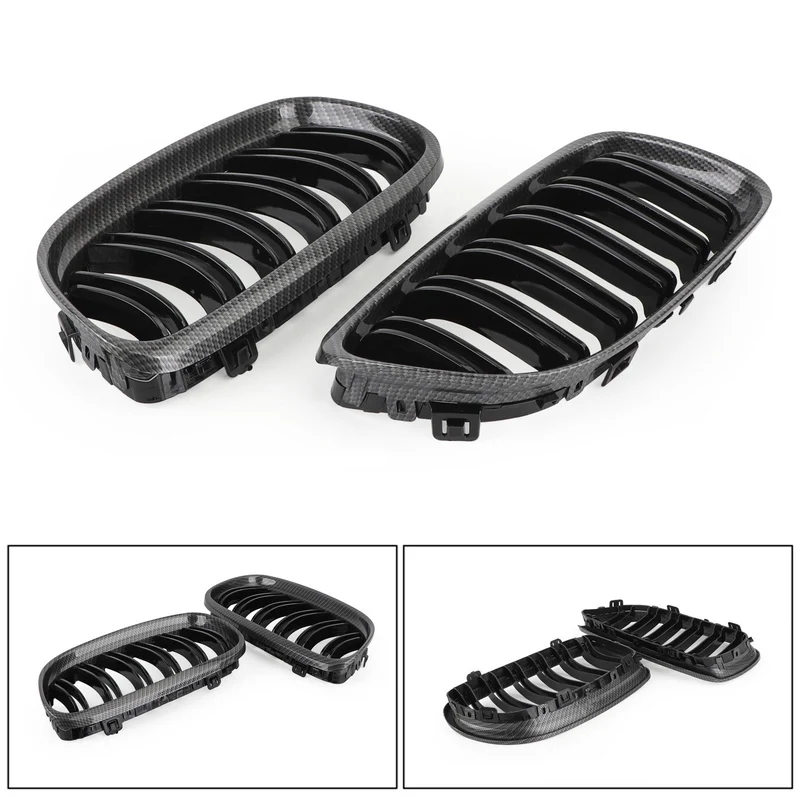 Grilles Calandre Avant Fibre Carbone BMW E90 E91 LCI 2008-2012