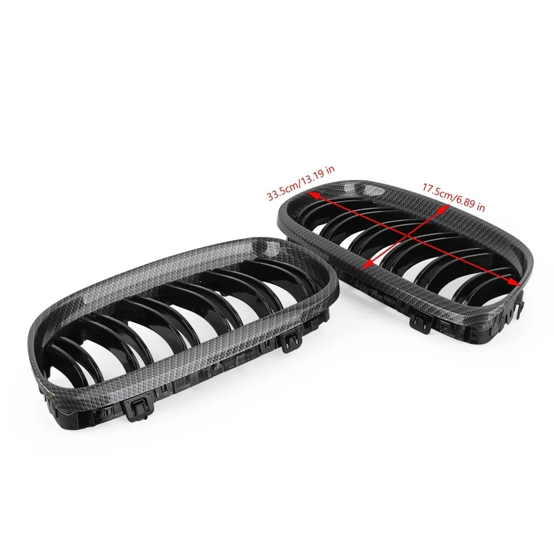 Grilles Calandre Avant Fibre Carbone BMW E90 E91 LCI 2008-2012