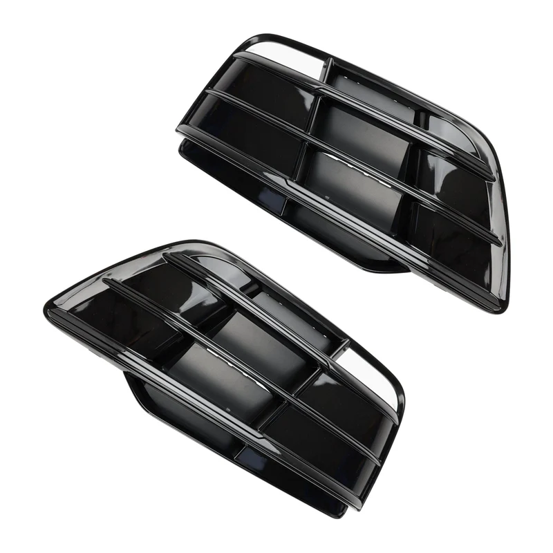 Grille Pare-Chocs Avant Audi Q5 SQ5 S-Line 2018-2022 Noir Brillant