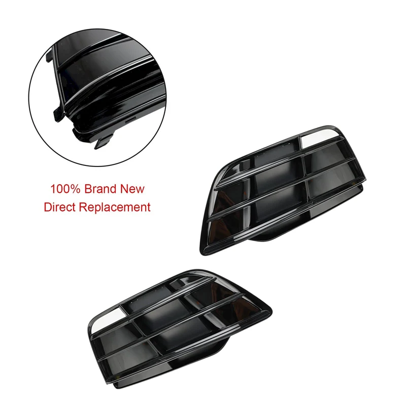 Grille Pare-Chocs Avant Audi Q5 SQ5 S-Line 2018-2022 Noir Brillant