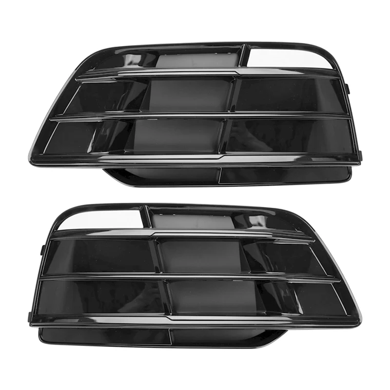 Grille Pare-Chocs Avant Audi Q5 SQ5 S-Line 2018-2022 Noir Brillant