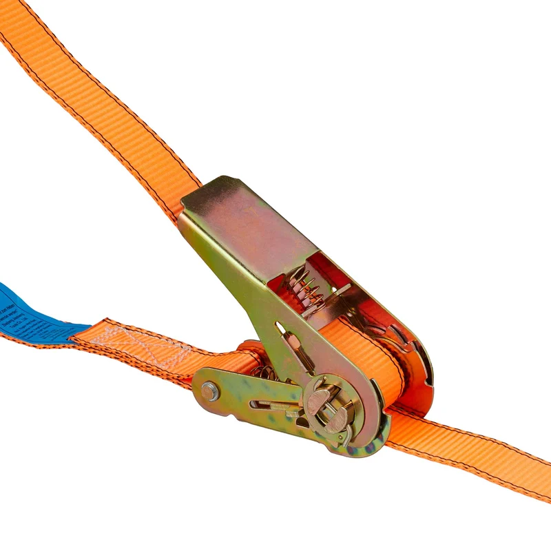 Lot de 4 sangles de tension sécurisation chargement 4 m capacité 500 kg en polyester orange 13_0016933