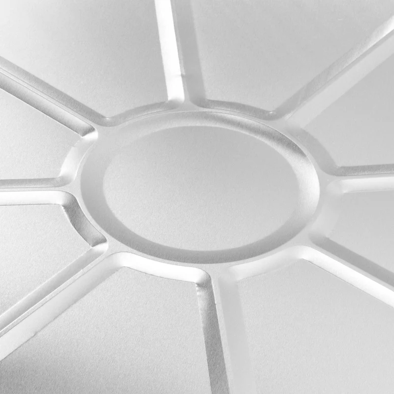 Lot de 25 barquettes alimentaires pratiques pour grillades 25 x 20 x 6 cm en aluminium argenté 13_0012905