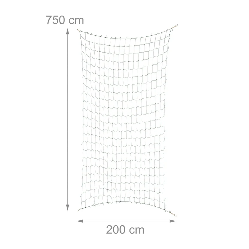 Filet de soutien pour plantes grimpantes jardin 150 x 100 cm facilite la récolte en polyéthylène vert 13_0015628