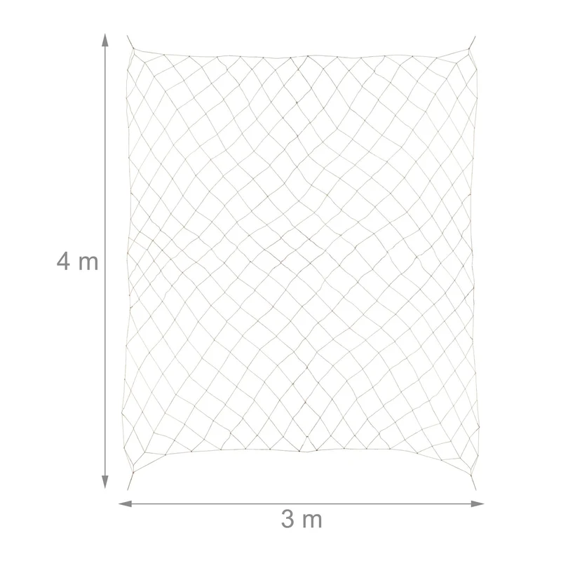 Filet de croissance pour plantes grimpantes jardin 200 x 300 cm support ergonomique en jute naturel 13_0015293