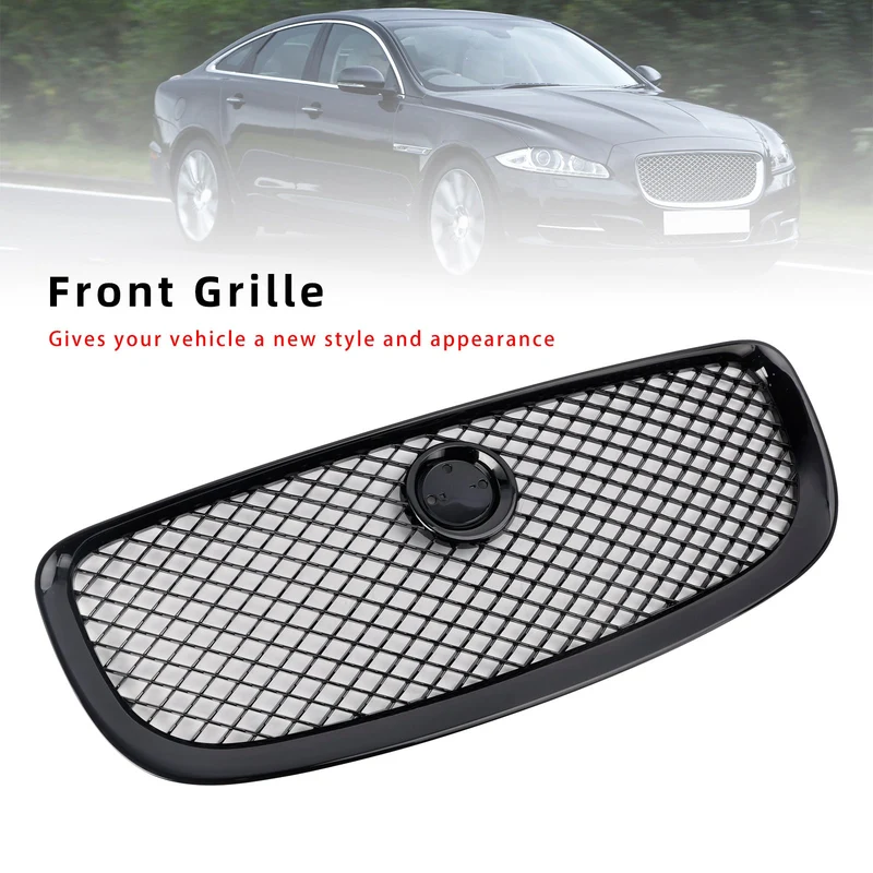 Grille Jaguar XJ 2010-2015 Noir Brillant Pare-Chocs