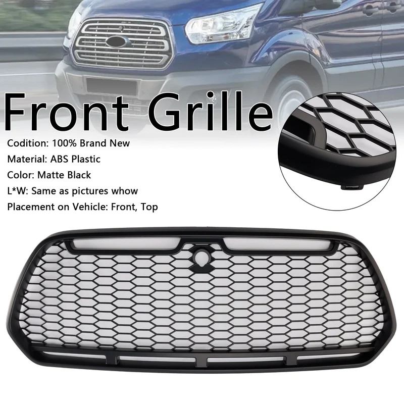 Grille Ford Transit MK8 Raptor 2015-2018 Noir Mat