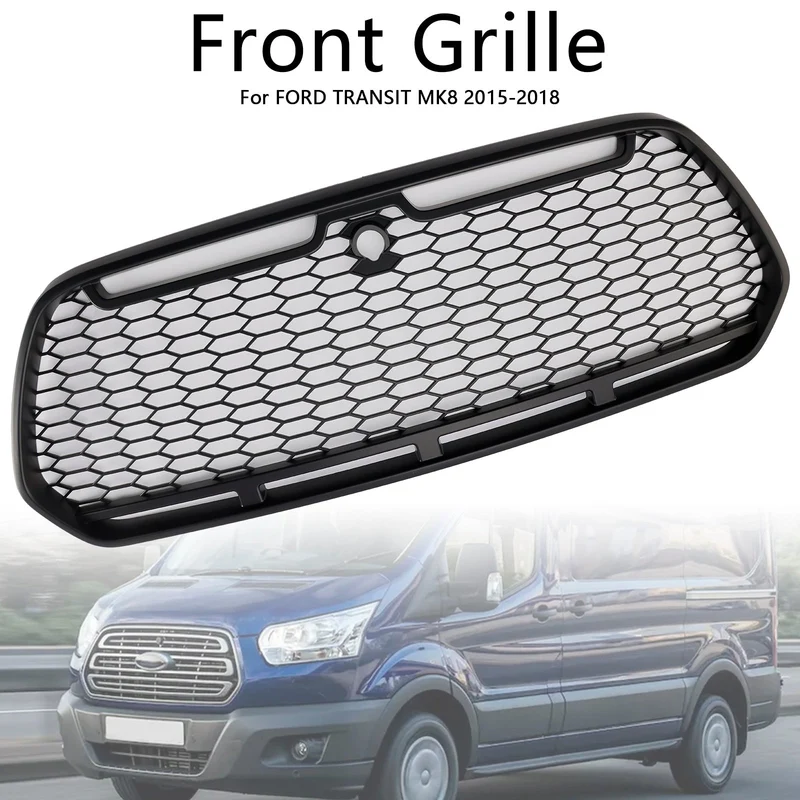 Grille Ford Transit MK8 Raptor 2015-2018 Noir Mat