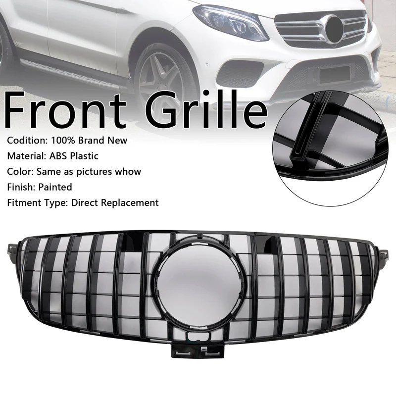 Grille Style GT Mercedes Benz GLE W166 2015-2018