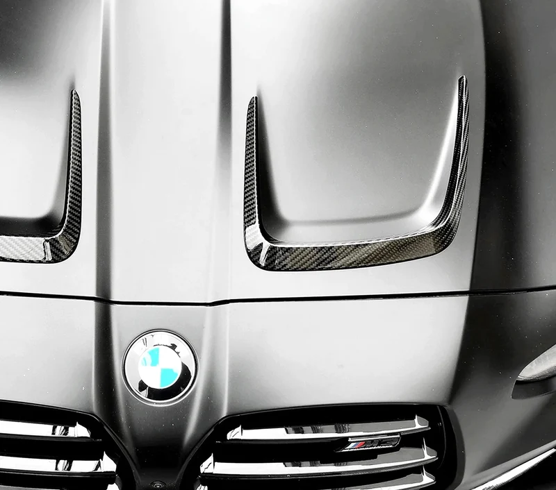 Grilles Aération Capot Fibre Carbone BMW G80 G82