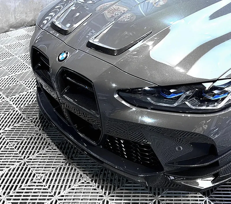 Grilles Aération Capot Fibre Carbone BMW G80 G82