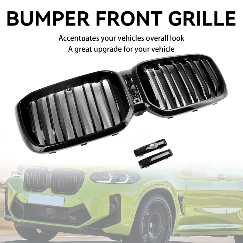 Calandre Noir Brillant BMW X3 X4 G01 G02 2022-2023