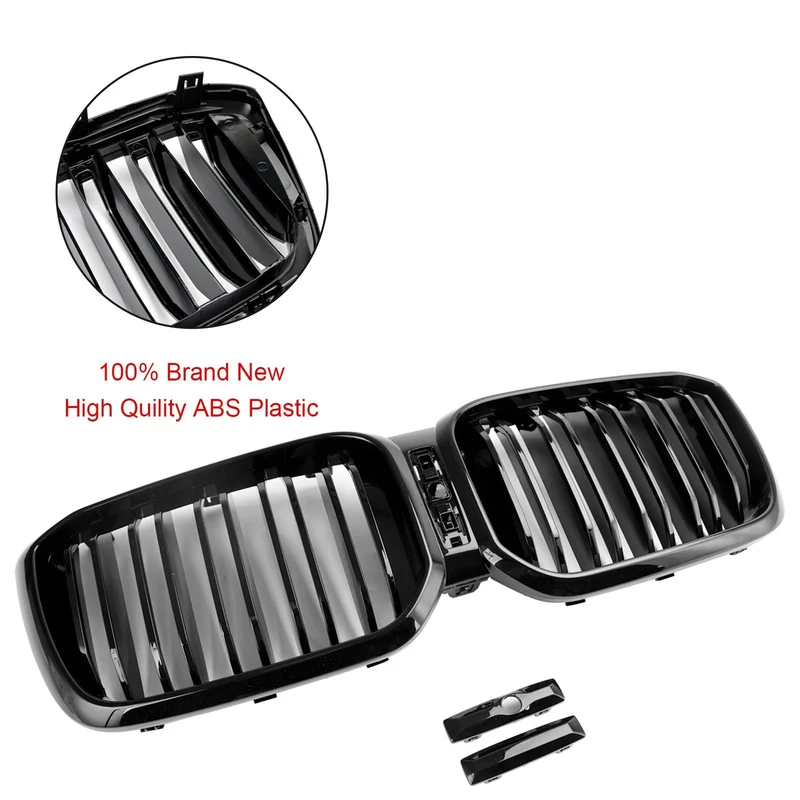 Calandre Noir Brillant BMW X3 X4 G01 G02 2022-2023